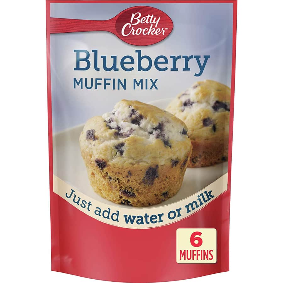 Betty Crocker Blueberry Muffin Mix 6.5-oz. Package 9-Pack for $12