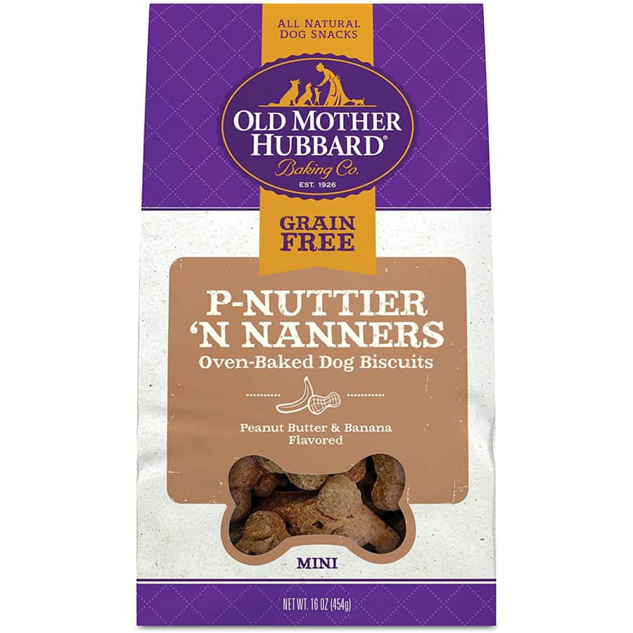 Old Mother Hubbard Peanut Butter & Banana Dog Treats for $3.01 via Sub & Save Old Mother Hubbard Peanut Butter & Banana Dog Treats for $3.01 via Sub & Save
