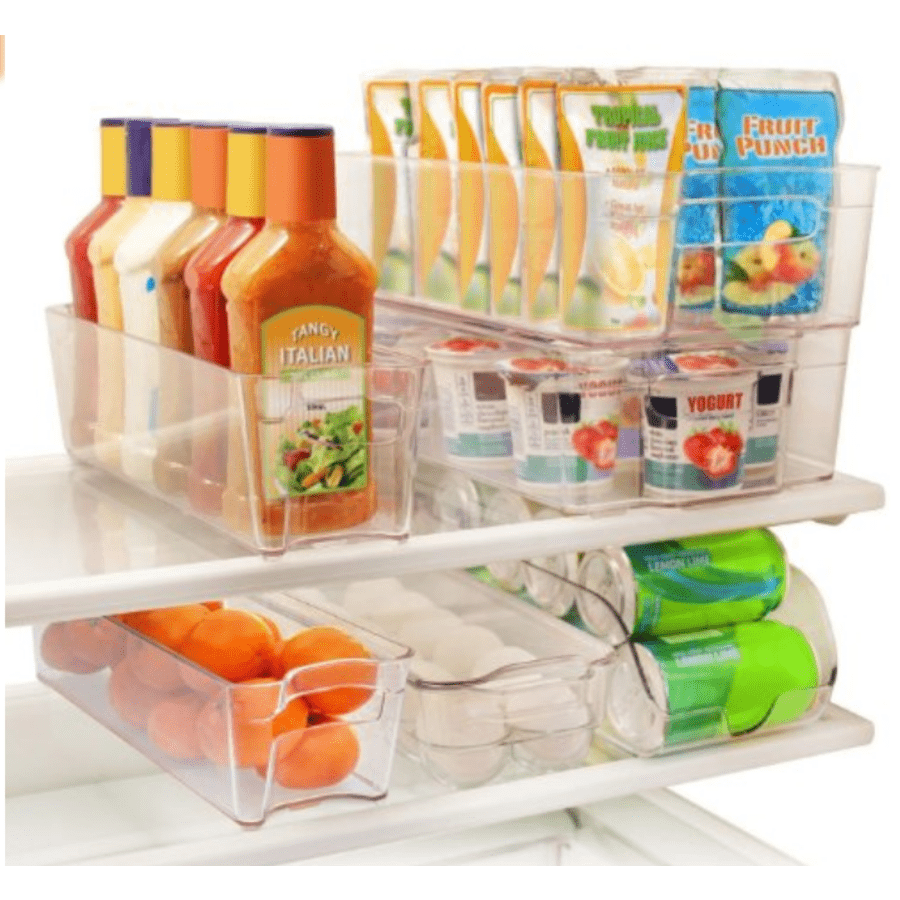 Greenco 6-Piece Stackable Refrigerator Organizer for $40
