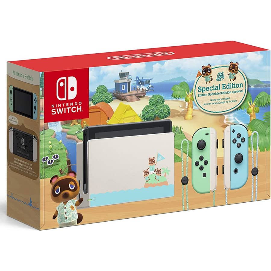 Nintendo Switch V2 Animal Crossing: New Horizons Edition 32GB Console for $356