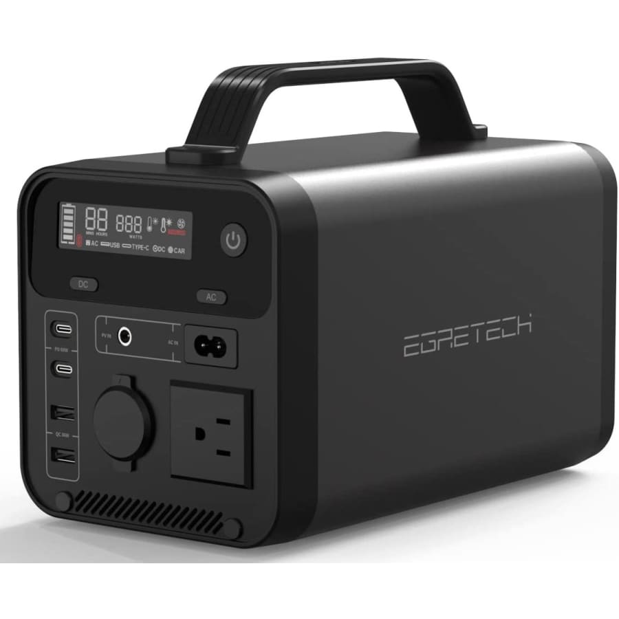 ErgoTech Egretech 600W Portable Power Station for $349