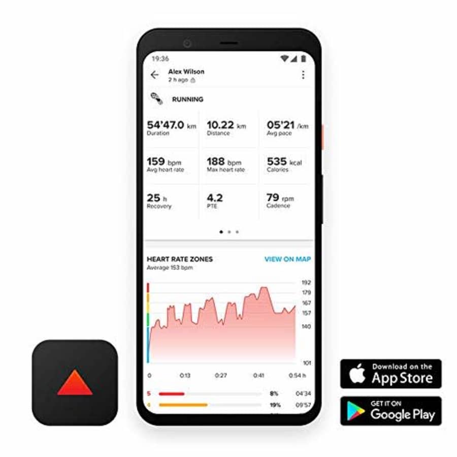 Suunto 3, Sports Watch with Wrist-Based Heart Rate, 24/7 Fitness Activity and Recovery Tracking - for $160
