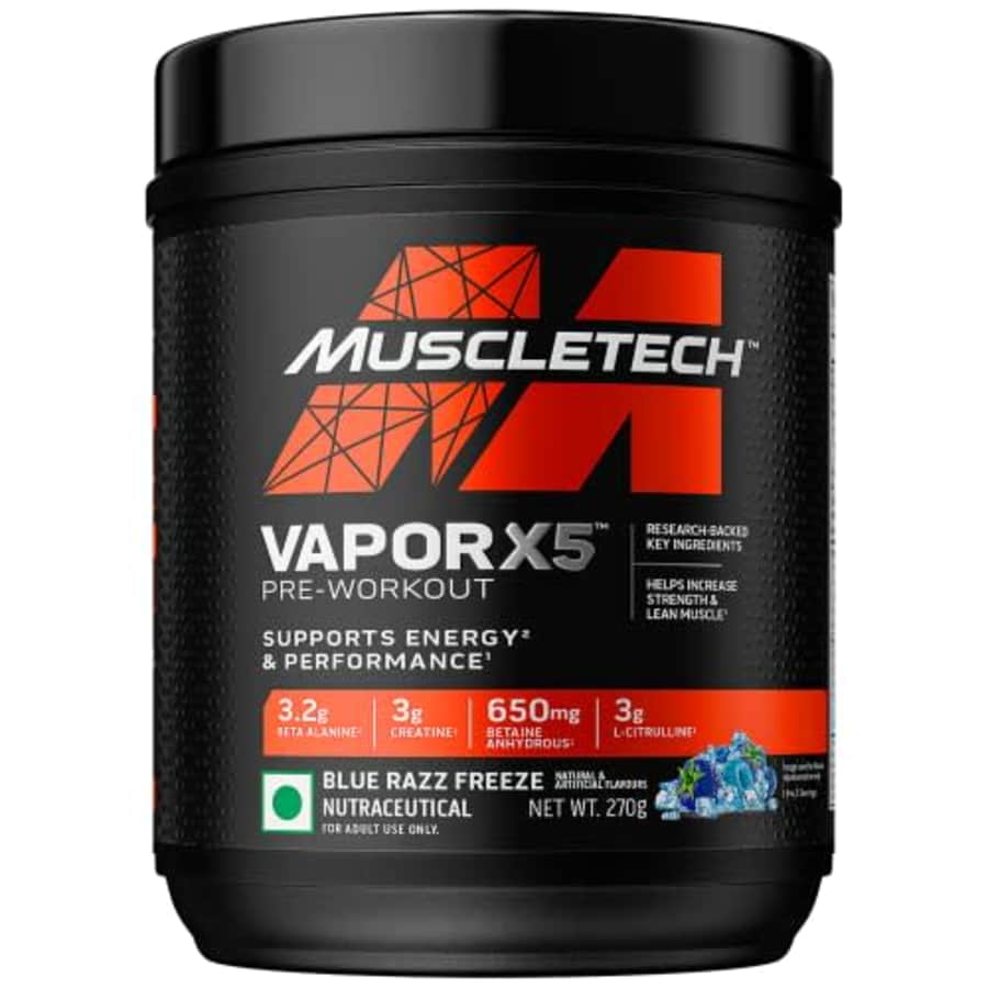 Pre Workout Powder | MuscleTech Vapor X5 | Pre Workout Powder for Men & Women | PreWorkout Energy for $21