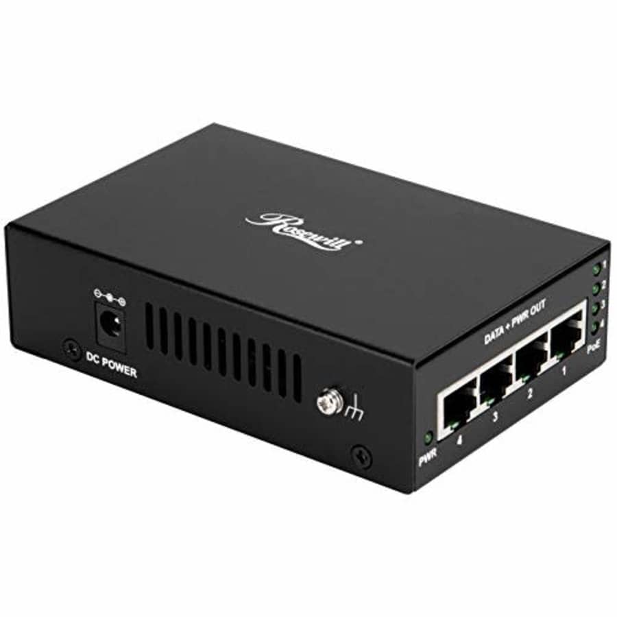 Rosewill RNWA-PoE-4065 4-Port Gigabit PoE+ Injector Hub, 802.3at and 802.3af Power Over Ethernet for $107 Rosewill RNWA-PoE-4065 4-Port Gigabit PoE+ Injector Hub, 802.3at and 802.3af Power Over Ethernet for $107