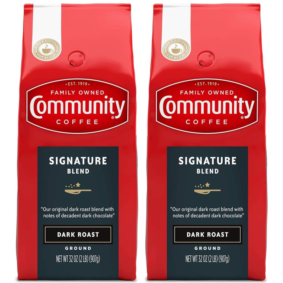 Community Coffee Signature Blend Ground Coffee 32-oz. Bag 2-Pack for $13 Community Coffee Signature Blend Ground Coffee 32-oz. Bag 2-Pack for $13