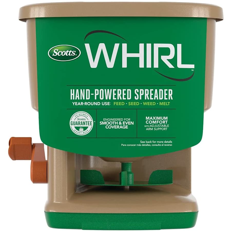 Scotts Whirl Hand-Powered Spreader for $11 Scotts Whirl Hand-Powered Spreader for $11