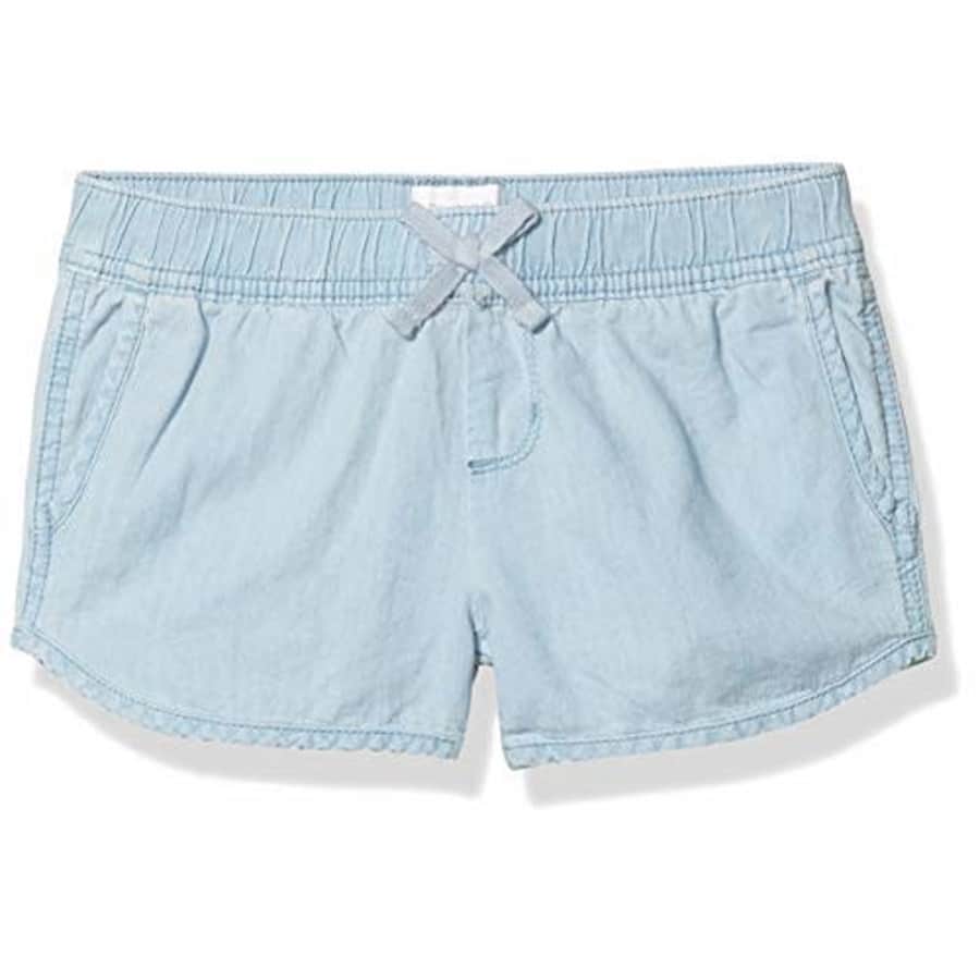 The Children's Place Girls' Denim Pull On Shorts Lt Blu Msty Wsh 12 plus for $6