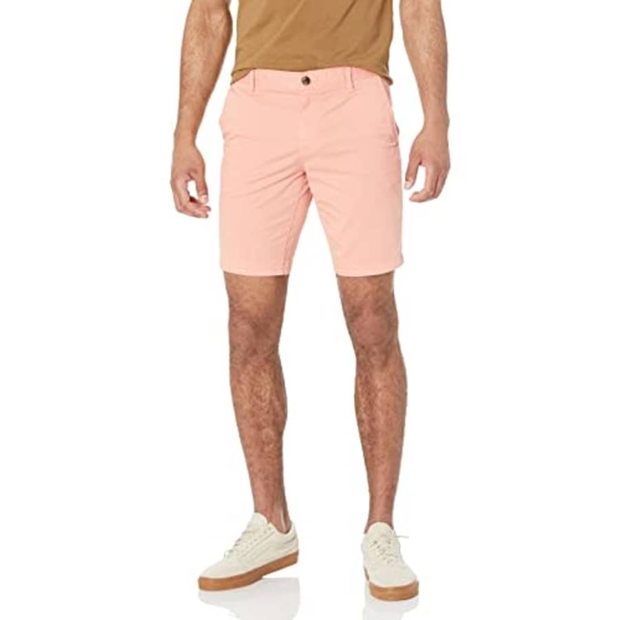 Hugo Boss BOSS Men's Schino Slim Fit Shorts, Light Peach, 38 for $41