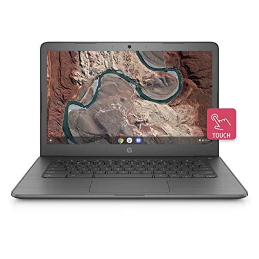 HP Chromebook 14-inch Laptop with 180-Degree Hinge, Touchscreen Display, AMD Dual-Core A4-9120 for $275