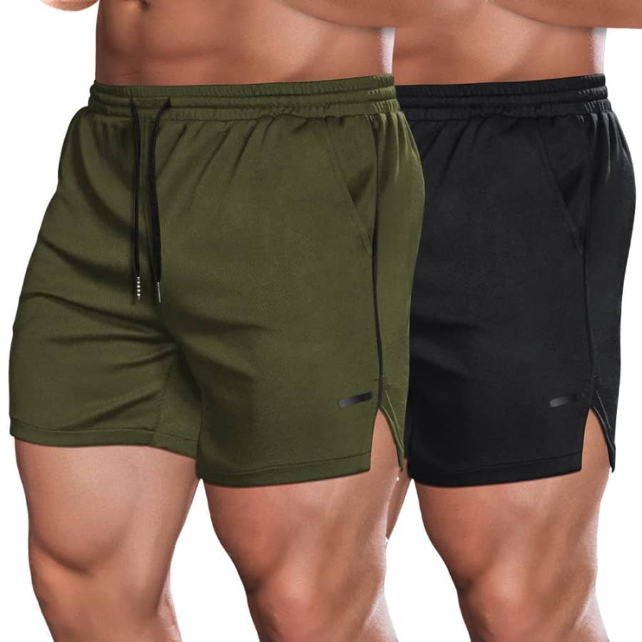 Coofandy Quick Dry Gym Shorts 2-Pack for $17 Coofandy Quick Dry Gym Shorts 2-Pack for $17