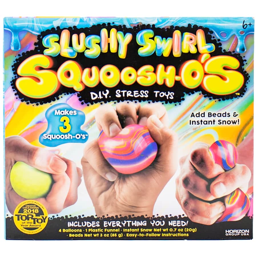 Slushy Swirl Squoosh-O's D.I.Y. Stress Toys for $3