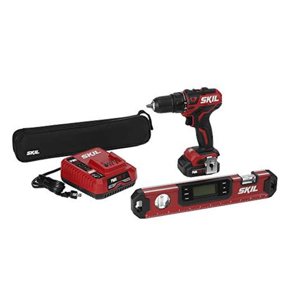 SKIL PWRCore 12V 1/2" Cordless Drill Driver w/ 12" Digital Level for $93