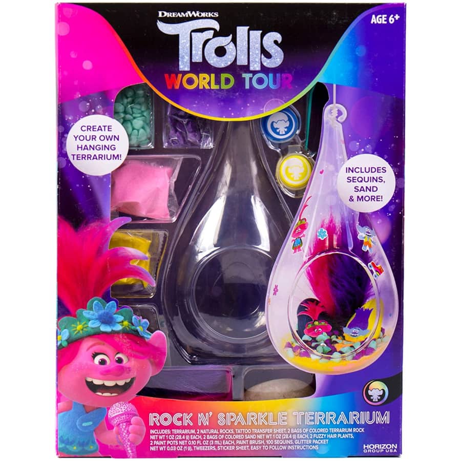 Dreamworks Trolls World Tour Rock N' Sparkle Terrarium for $8