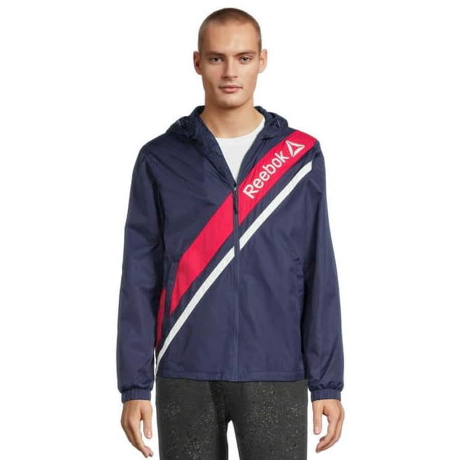 Reebok Men's Retro Windbreaker Jacket for $17 Reebok Men's Retro Windbreaker Jacket for $17
