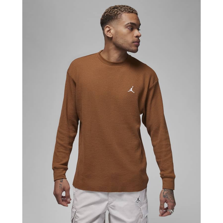 Nike Jordan Essentials Men's Waffle Knit Top for $40 Nike Jordan Essentials Men's Waffle Knit Top for $40