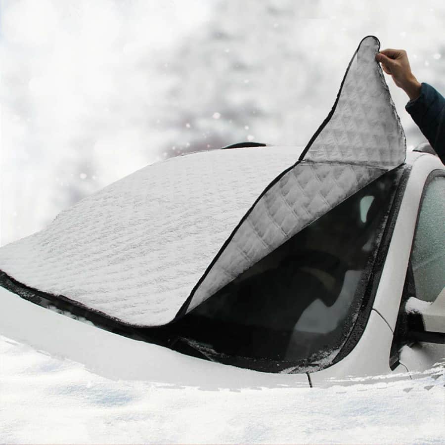 SuBleer Car Windshield Snow Cover for $11