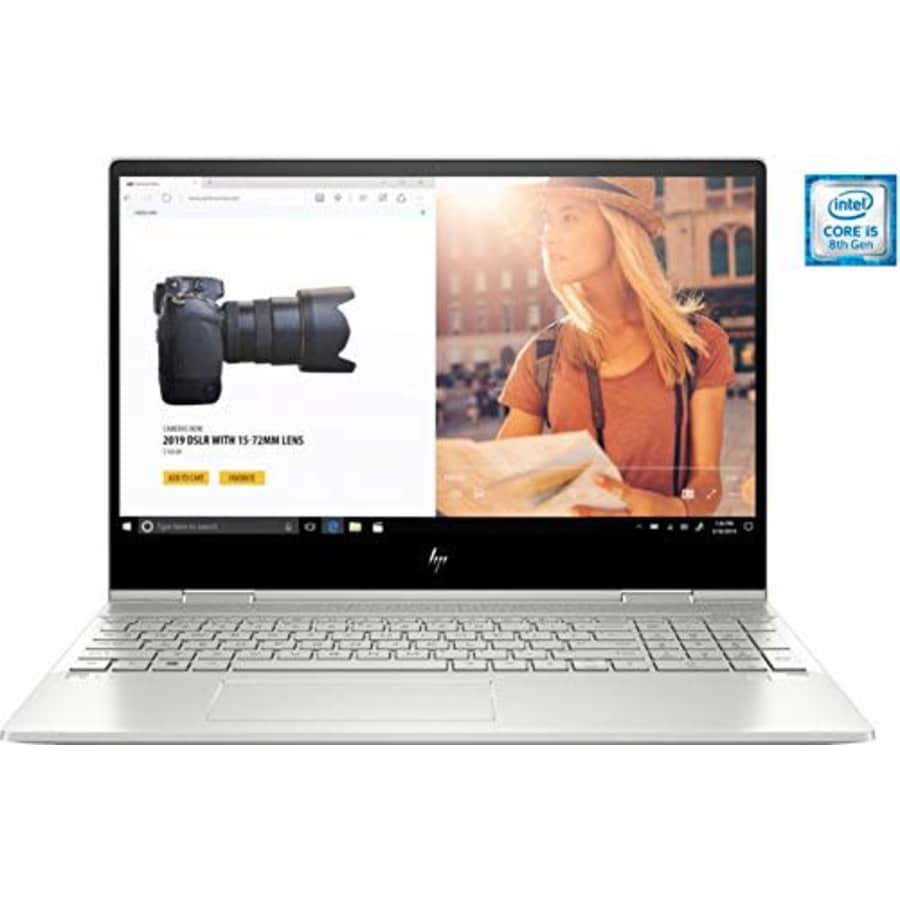 HP Envy x360-15.6" FHD Touch - 10th gen i5-10210U - 8GB - 256GB SSD+16GB Optane - Silver for $700