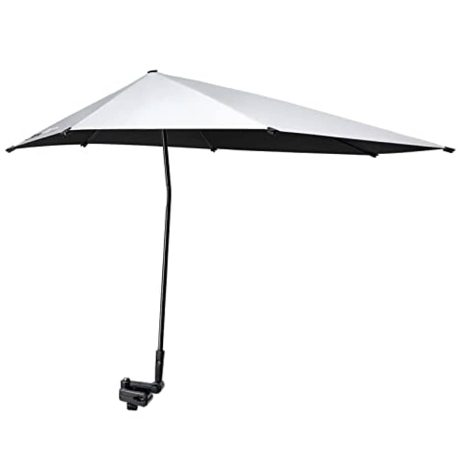G4Free UPF 50+ Adjustable Beach Umbrella XL with Universal Clamp for Chair, Golf Bags, Stroller, for $38