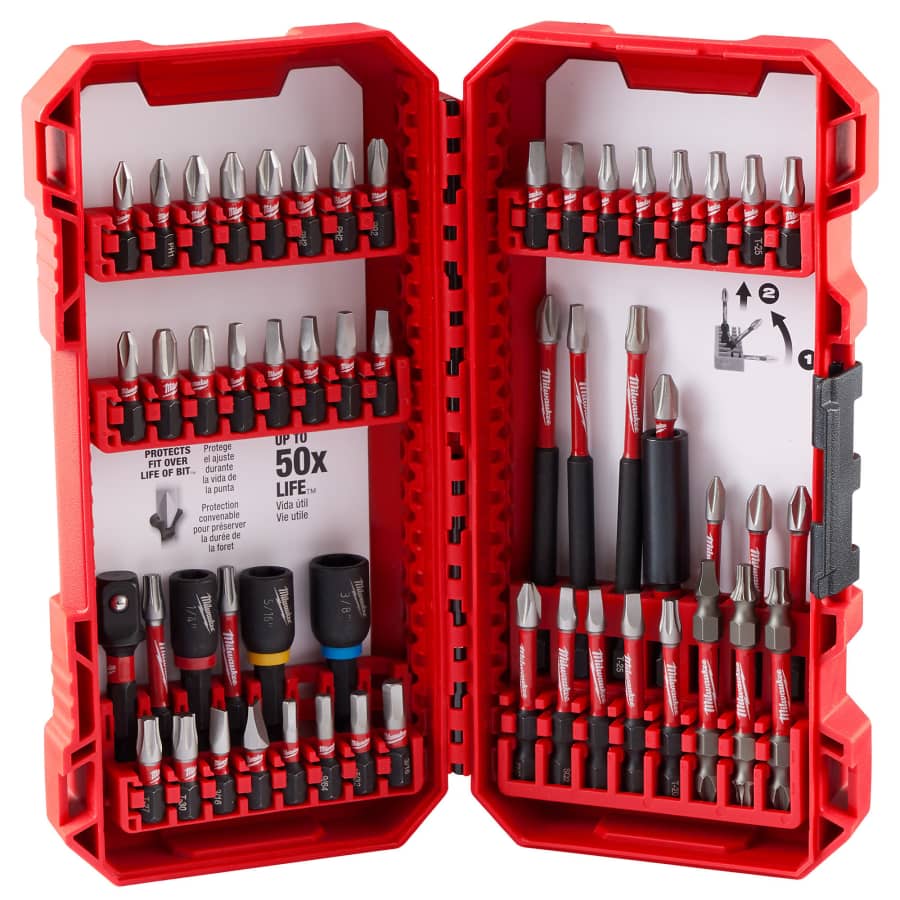 Milwaukee Shockwave 54-Piece Impact Duty Driver Bit Set for $20