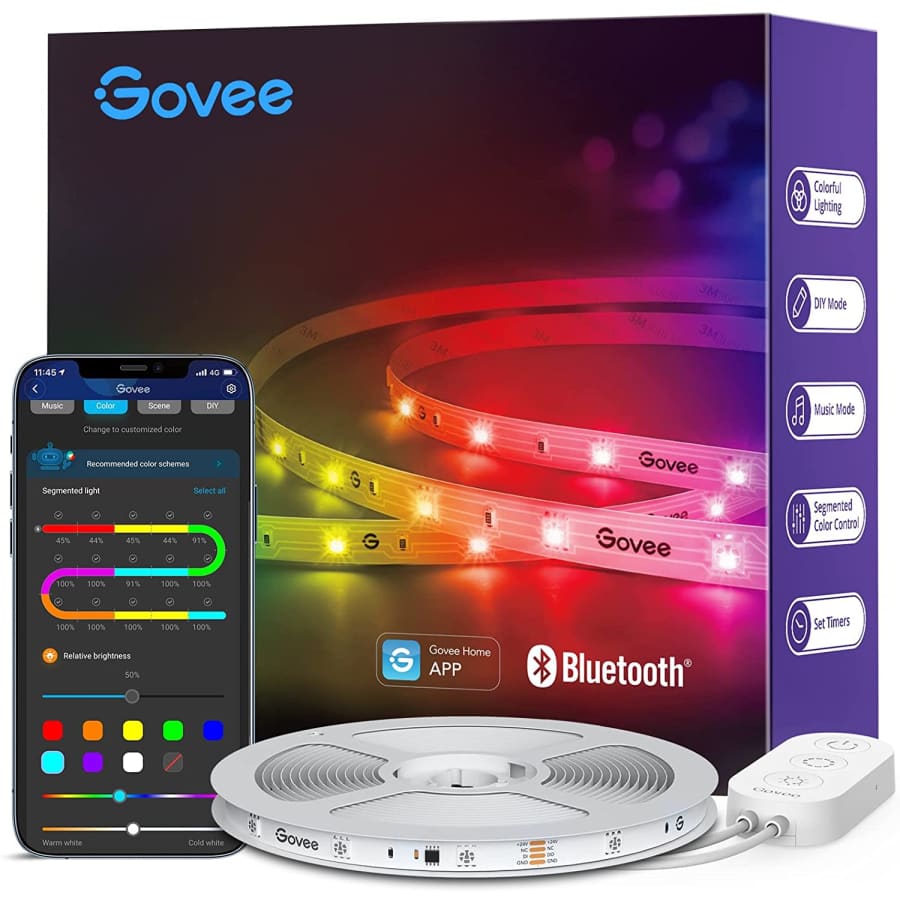 Govee 32.8-Foot RGBIC LED Strip Lights for $29 Govee 32.8-Foot RGBIC LED Strip Lights for $29