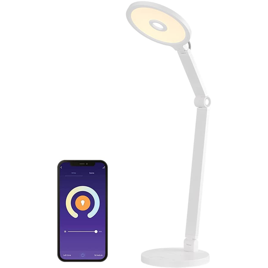 Momax Smart LED Desk Lamp with Wireless Charger for $28