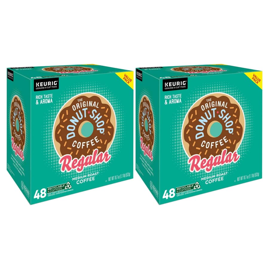 The Original Donut Shop Keurig K-Cup Pods 96-Pack for $39 The Original Donut Shop Keurig K-Cup Pods 96-Pack for $39
