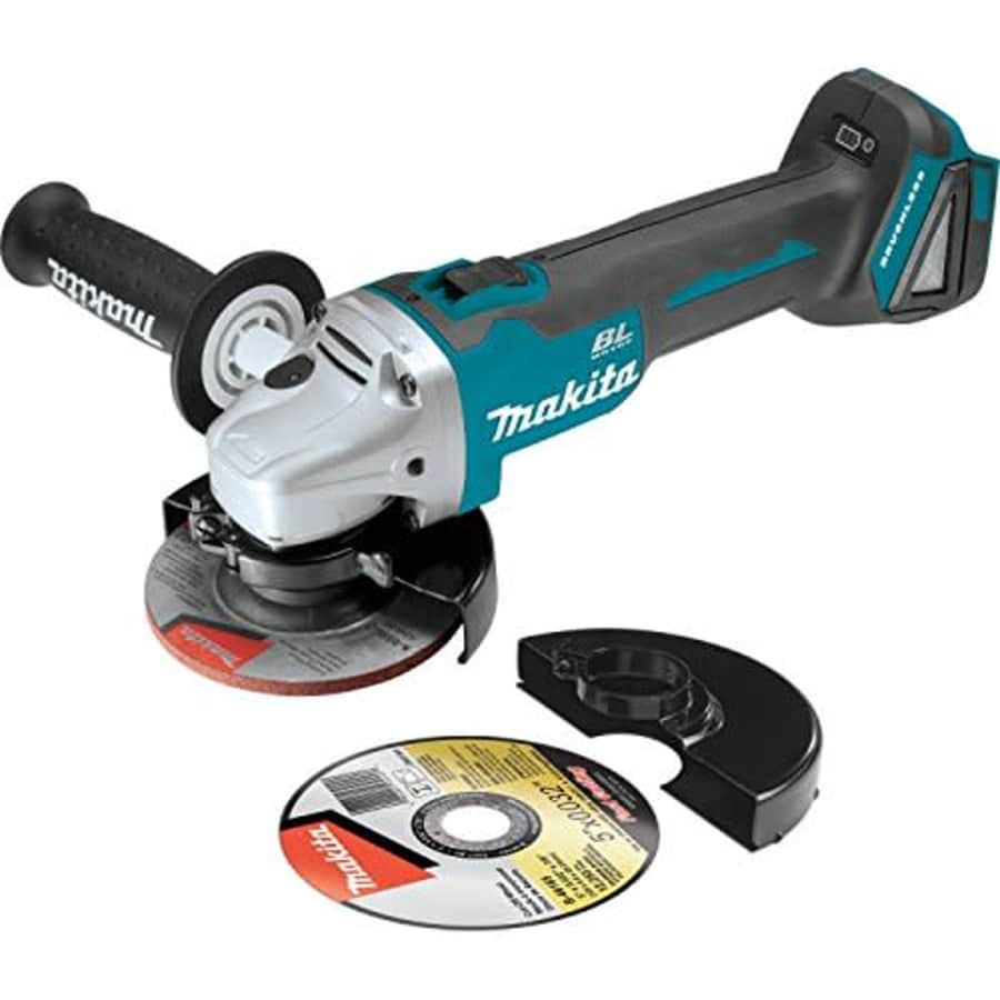Makita XAG04Z 18V LXT Lithium-Ion Brushless Cordless 4-1/2 / 5" Cut-Off/Angle Grinder, Tool Only for $129