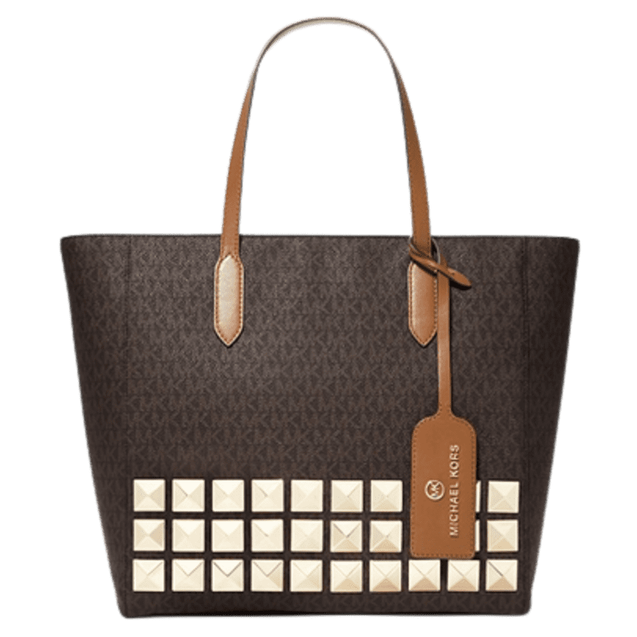 Michael Michael Kors Sinclair Large Studded Logo Tote Bag for $99