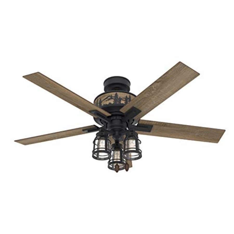 Hunter Mt. Vista Indoor Ceiling Fan with LED Lights and Pull Chain Control, 52", Natural Iron for $269 Hunter Mt. Vista Indoor Ceiling Fan with LED Lights and Pull Chain Control, 52", Natural Iron for $269