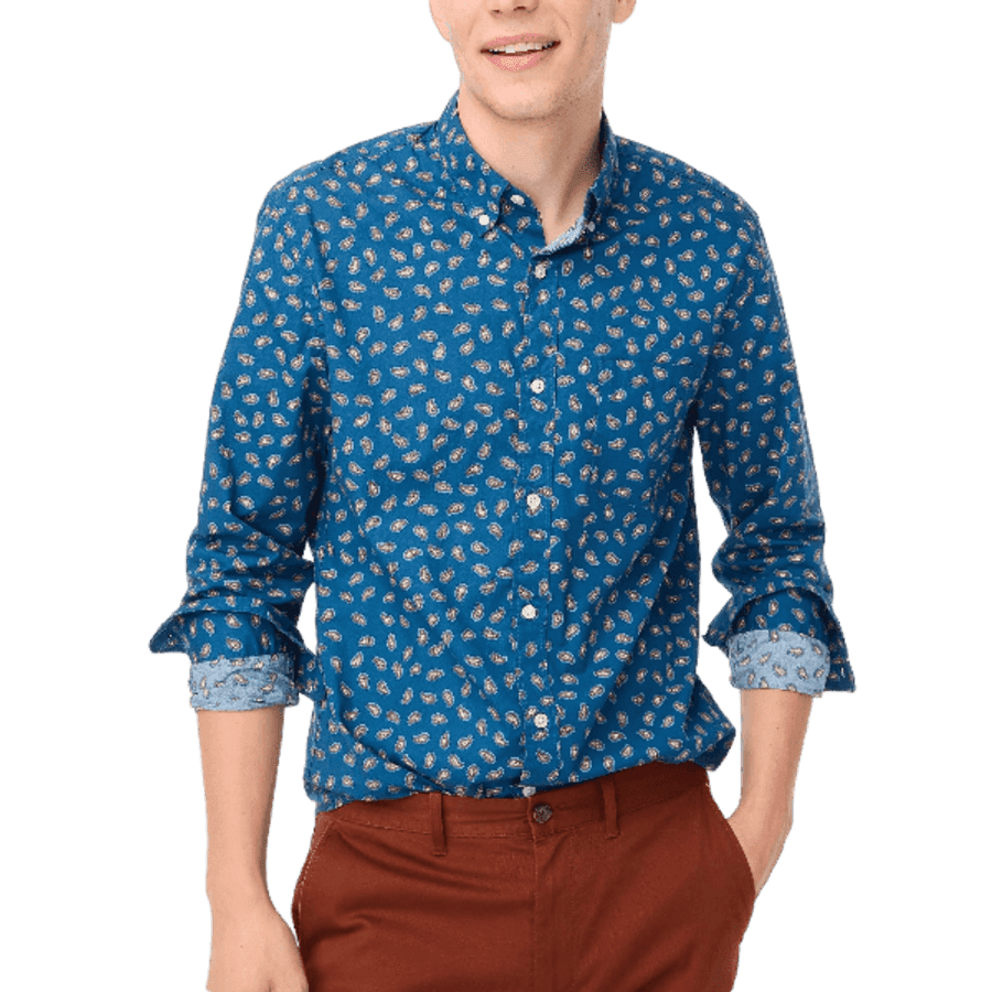 J.Crew Factory Men's Slim Untucked Casual Shirt for $11