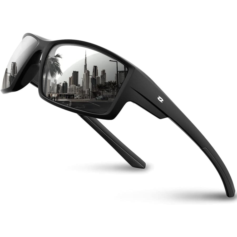 Rivbos Men's Polarized Sport Sunglasses for $17