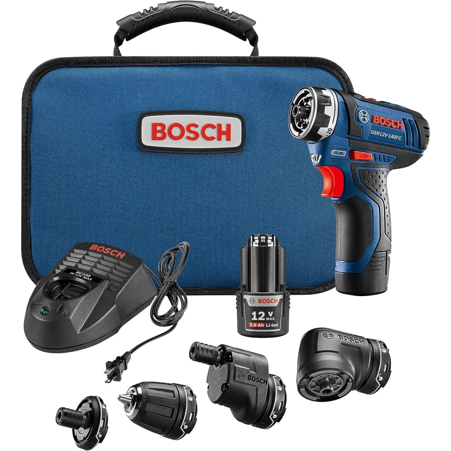Bosch 12V Max. Brushless Flexiclick 5-In-1 Drill/Driver System for $129 Bosch 12V Max. Brushless Flexiclick 5-In-1 Drill/Driver System for $129