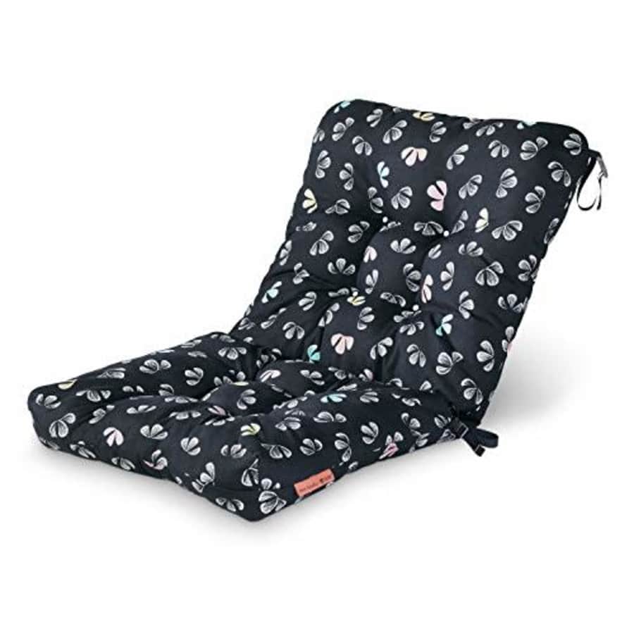 Vera Bradley by Classic Accessories Water-Resistant Patio Chair Cushion, 21 x 19 x 22.5 x 5 Inch, for $61
