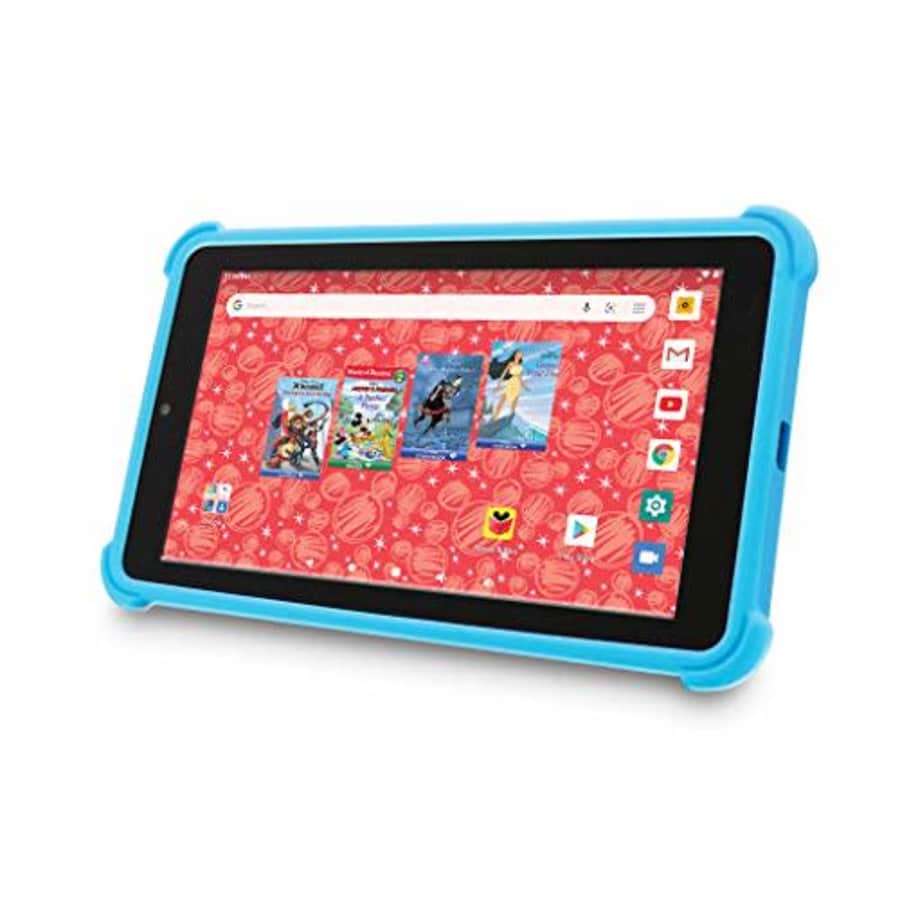 Venturer Small Wonder 7" Android Kids Tablet with Disney Books, Bumper Case & Google Play, 16GB for $65