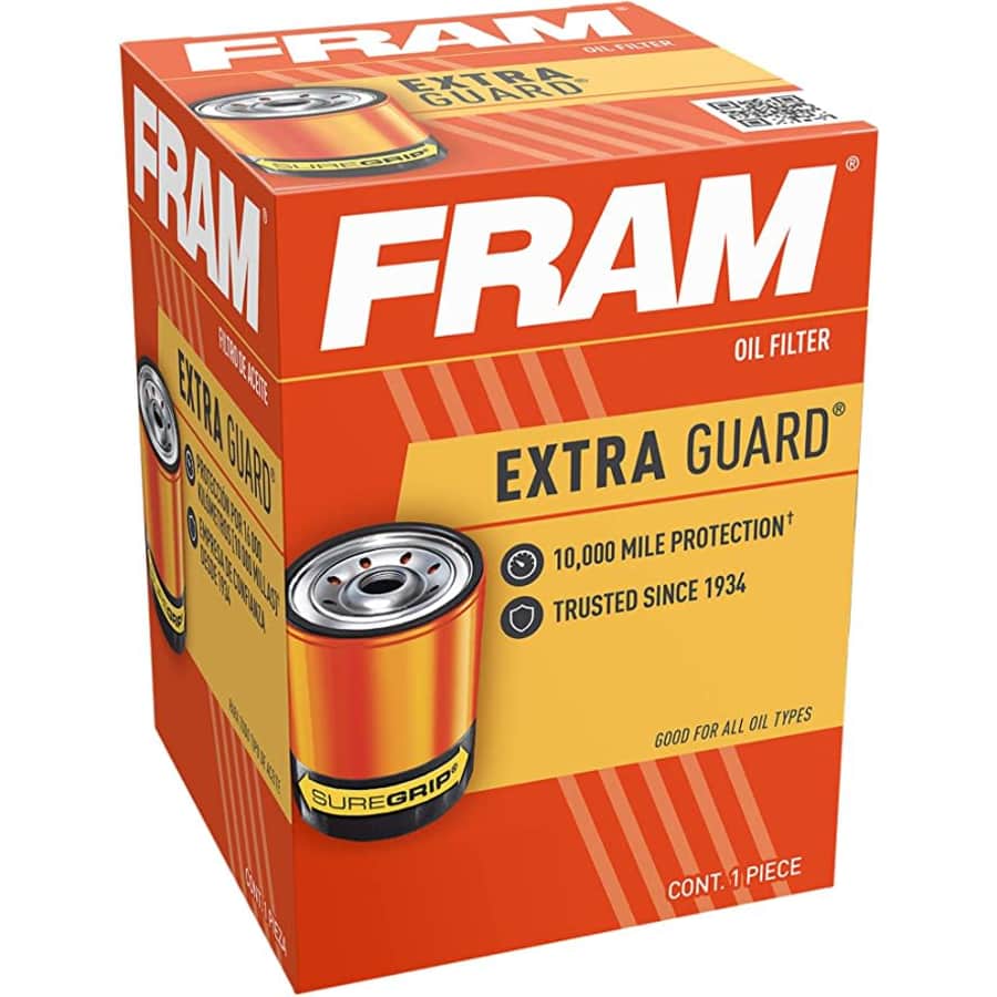 FRAM Extra Guard Oil Filter for $19