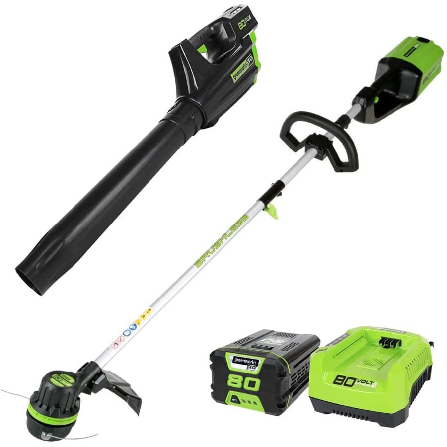 Greenworks PRO 80V Cordless Brushless String Trimmer + Leaf Blower Combo for $273 Greenworks PRO 80V Cordless Brushless String Trimmer + Leaf Blower Combo for $273