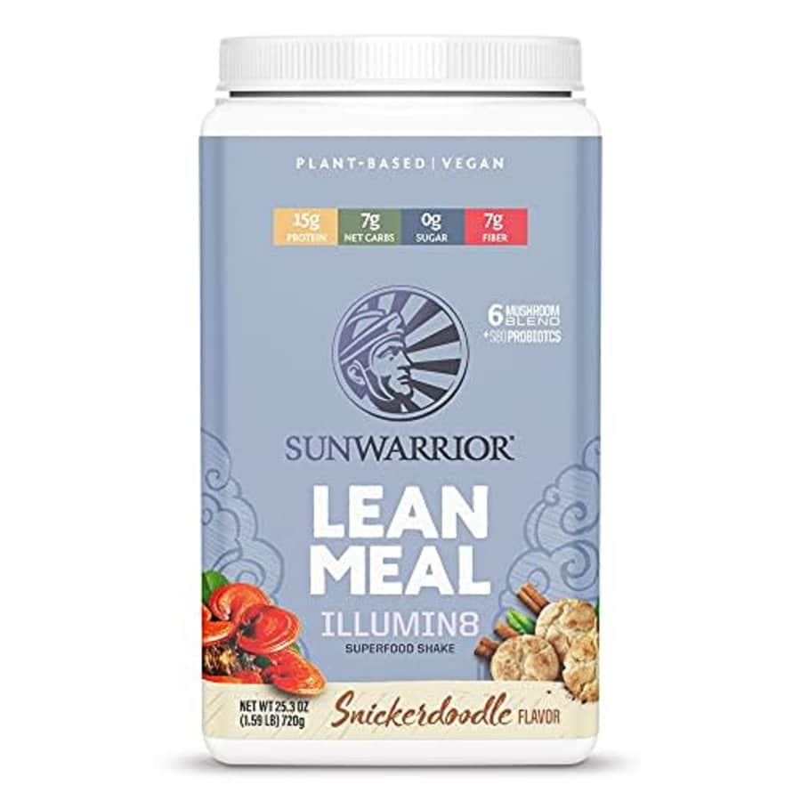 Sunwarrior Lean Meal Vegan Meal Replacement Powder Keto Friendly Non GMO Sugar Gluten Soy and Dairy for $38 Sunwarrior Lean Meal Vegan Meal Replacement Powder Keto Friendly Non GMO Sugar Gluten Soy and Dairy for $38