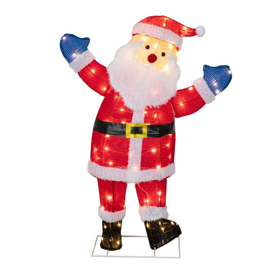 Walsunny 39" 3D Outdoor Santa for $60
