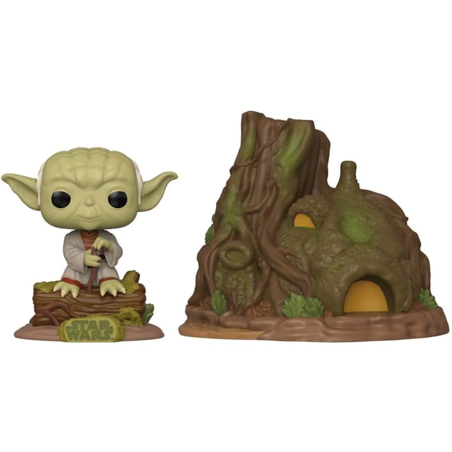 Funko Pop! Town: Star Wars Dagobah Yoda and Hut for $25 Funko Pop! Town: Star Wars Dagobah Yoda and Hut for $25