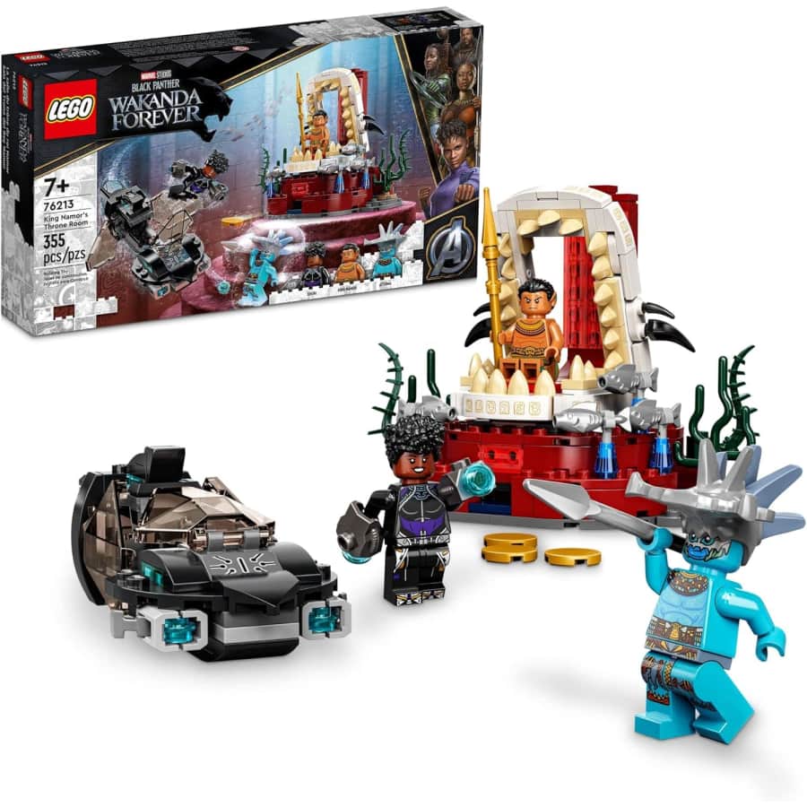 LEGO Marvel Black Panther Wakanda Forever King Namor's Throne Room for $13