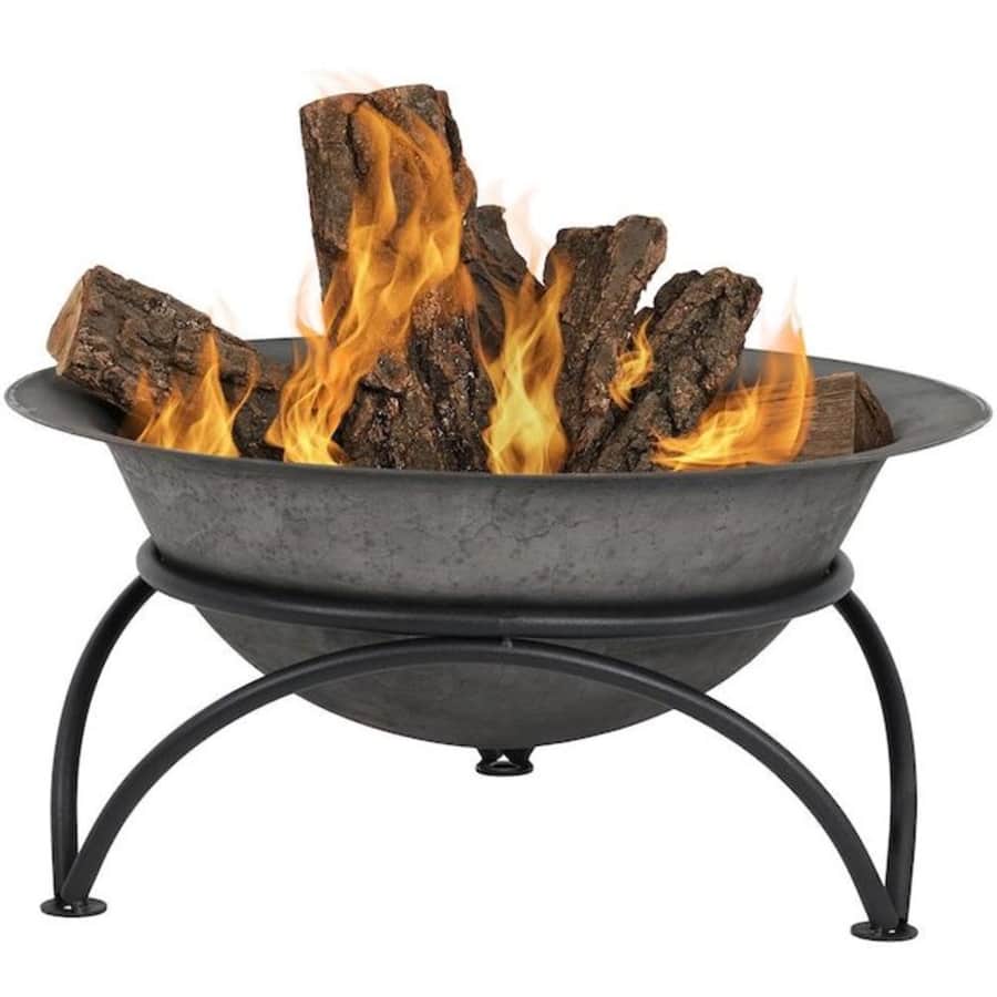 Sunnydaze Decor 24" Portable Cast Iron Wood-Burning Fire Pit for $76 Sunnydaze Decor 24" Portable Cast Iron Wood-Burning Fire Pit for $76