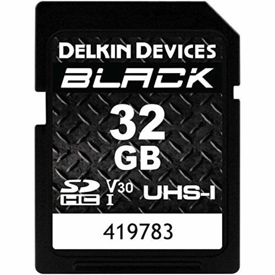 Delkin 99MB/s MicroSD 32GB Memory Card (Black) for $20