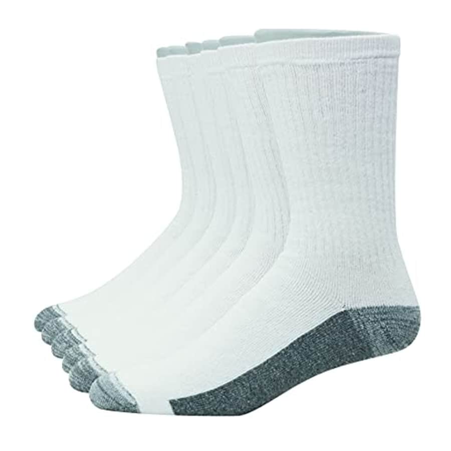 Hanes Ultimate Men Socks, 6-pair Hanes Ultimate Men s 6 Pack Ultra Cushion FreshIQ Odor Control for $19