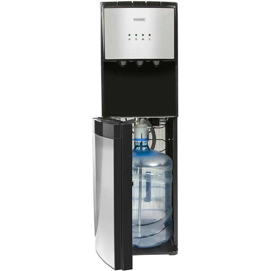 Igloo Stainless Steel Hot / Cold & Room Water Cooler Dispenser for $180 Igloo Stainless Steel Hot / Cold & Room Water Cooler Dispenser for $180