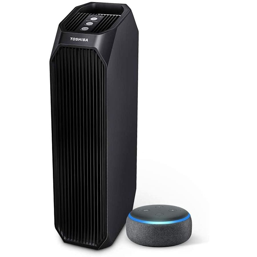 Toshiba Smart WiFi HEPA Air Purifier for $107 Toshiba Smart WiFi HEPA Air Purifier for $107