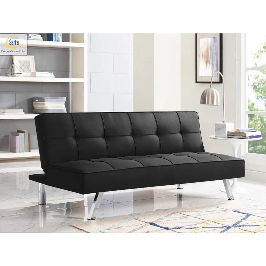 Serta Chelsea Convertible Sofa Futon for $110 Serta Chelsea Convertible Sofa Futon for $110
