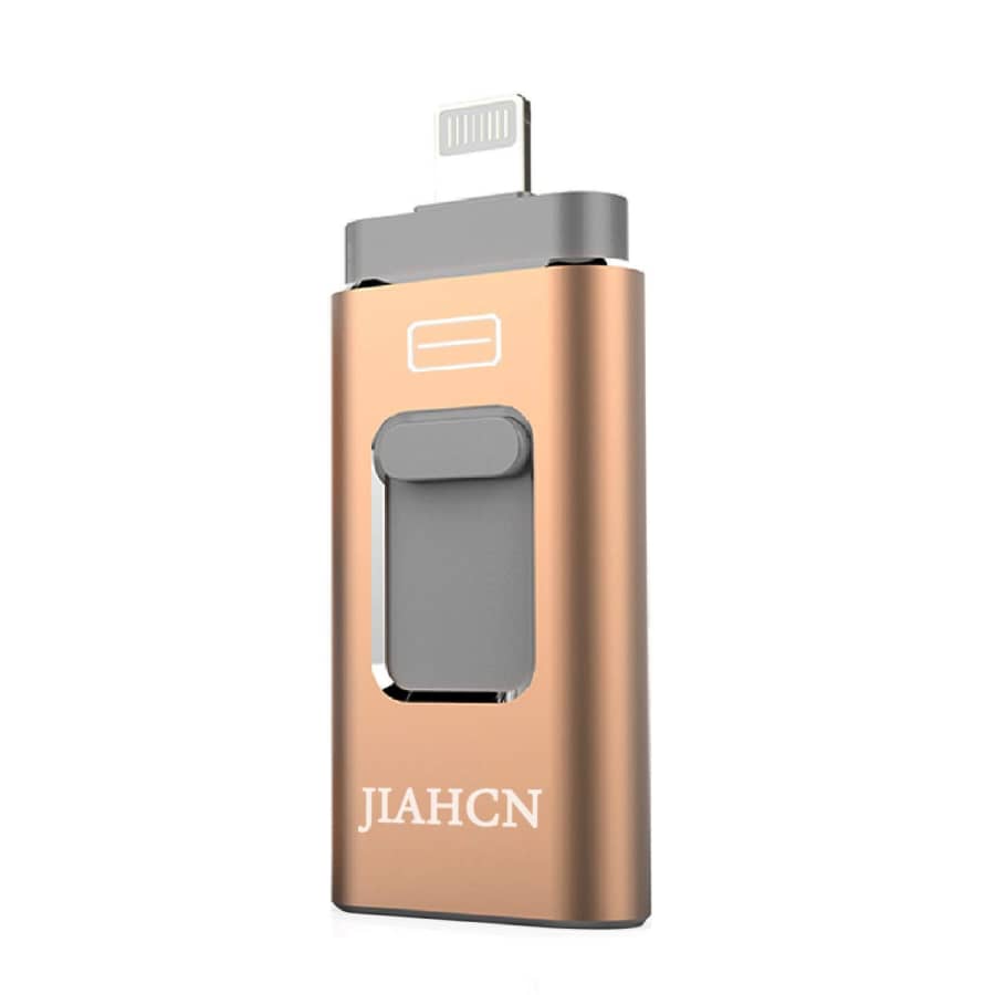 Jiahcn 128GB 3-in-1 USB 3.0 Flash Drive for $15 Jiahcn 128GB 3-in-1 USB 3.0 Flash Drive for $15