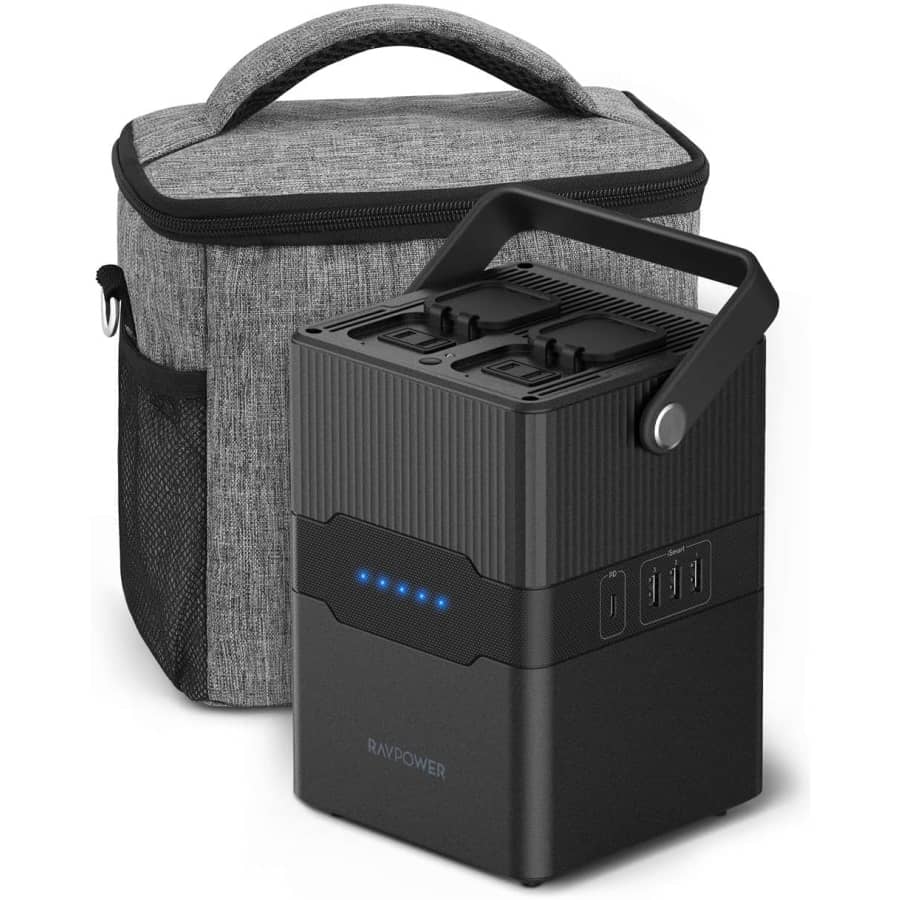 RAVPower Dual 110V/300W Solar Generator for $150