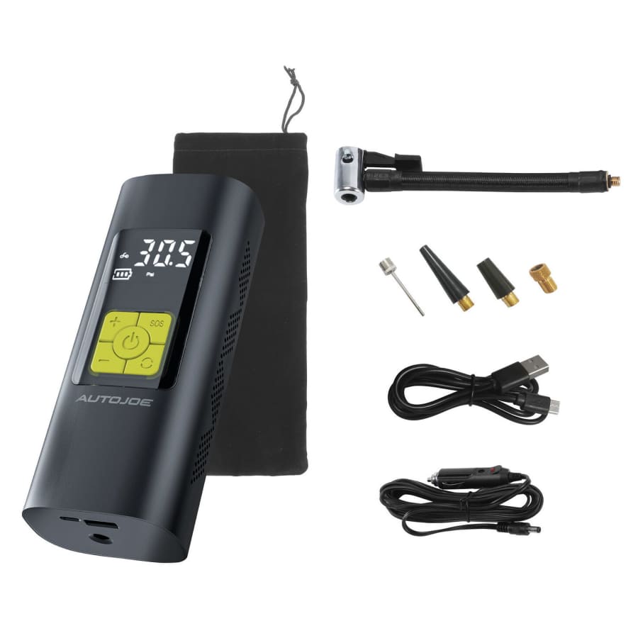 Auto Joe Ultra Compact Cordless Digital Air Pump Inflator & Power Bank for $31 Auto Joe Ultra Compact Cordless Digital Air Pump Inflator & Power Bank for $31