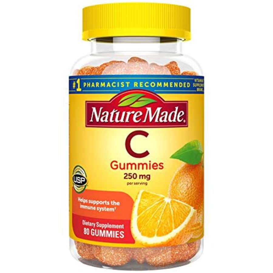 Nature Made Vitamin C 250mg Gummies, 80ct to Help Support the Immune System (Packaging May Vary) for $6